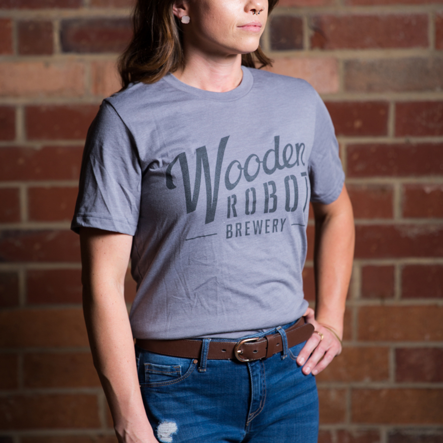 Short Sleeve Grey Logo T-Shirt