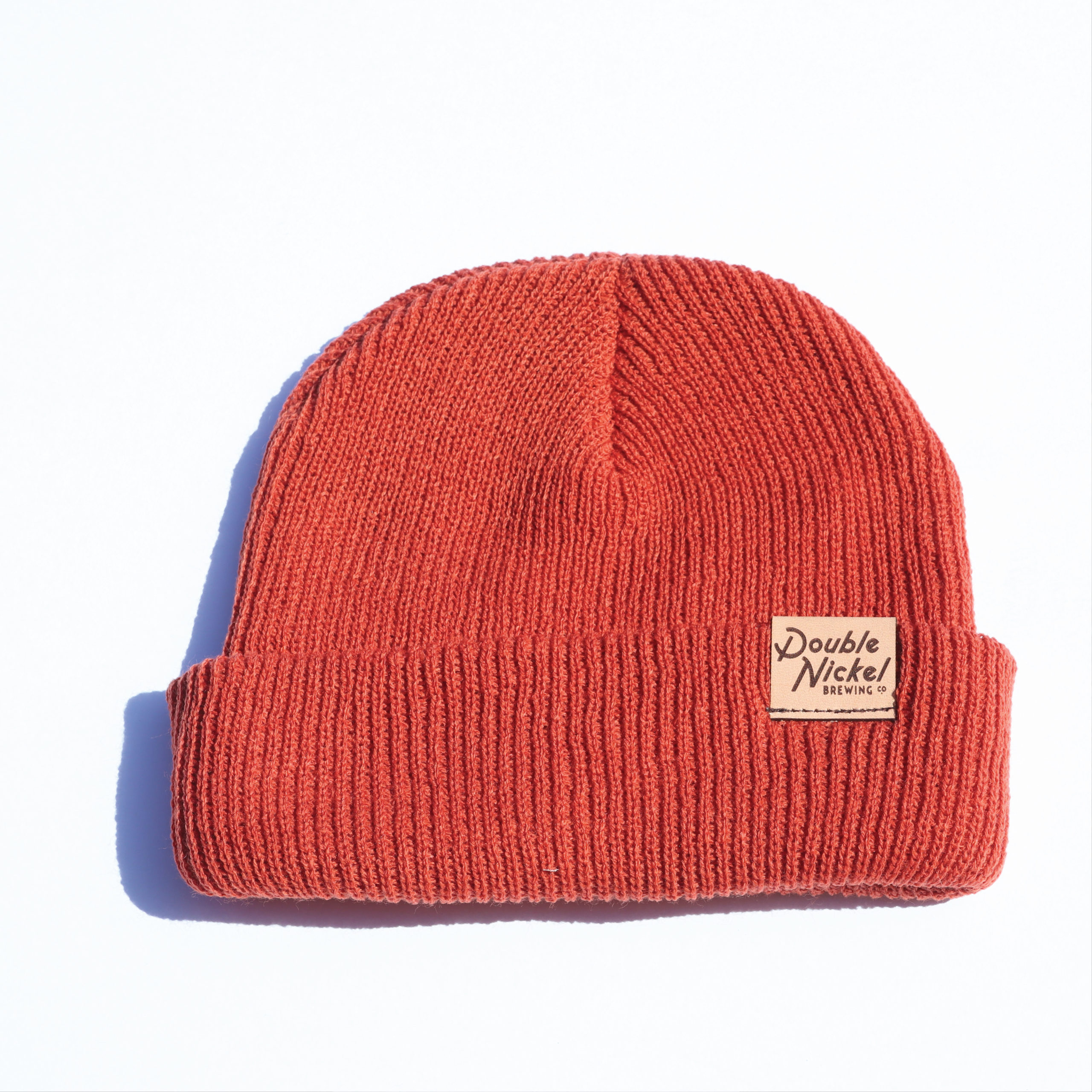 rust orange beanie