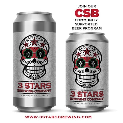 3 Stars Brewing CSB cans