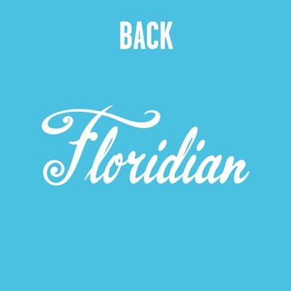 Floridian Button Down Blue Back