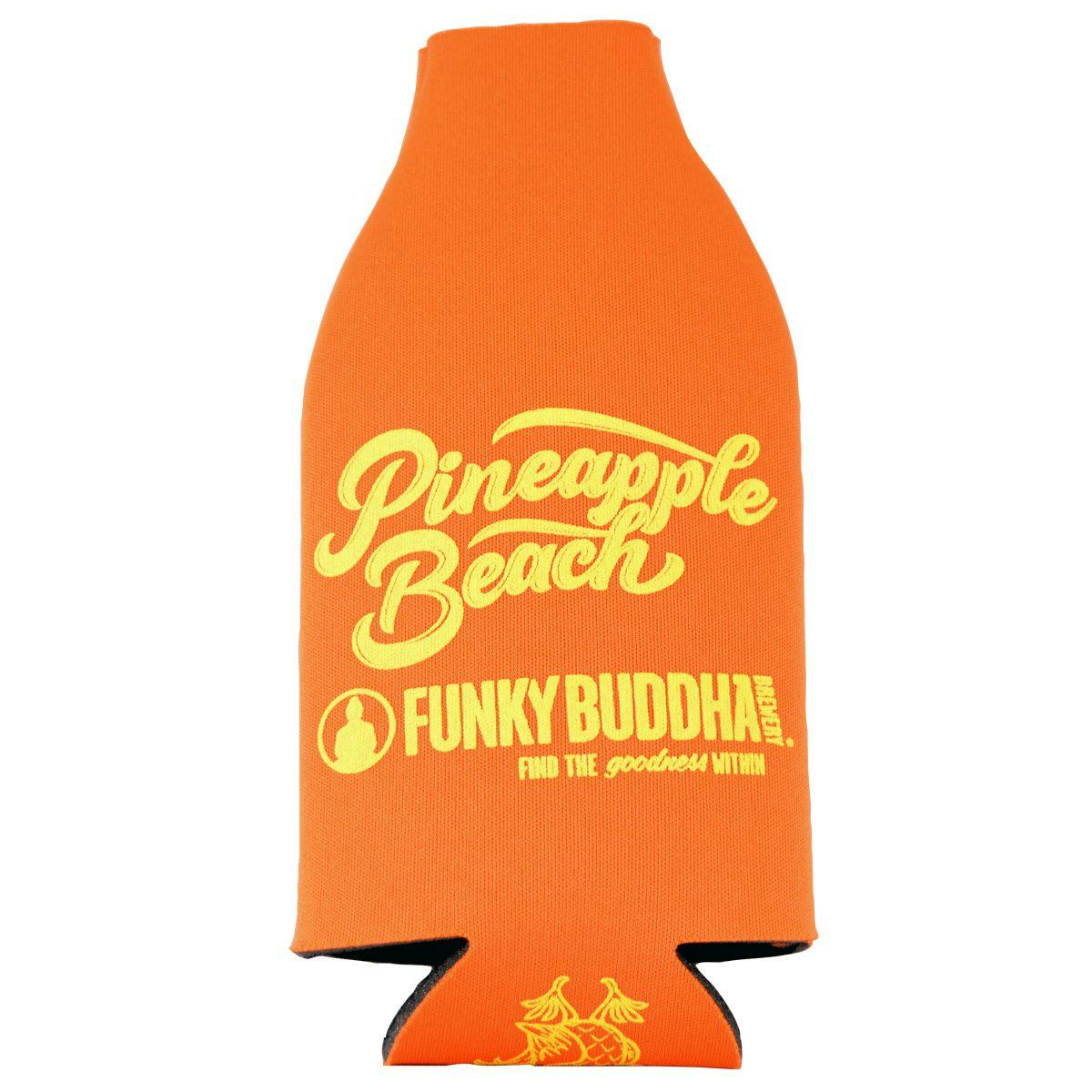 Orange Pineapple Beach Bottle Koozie
