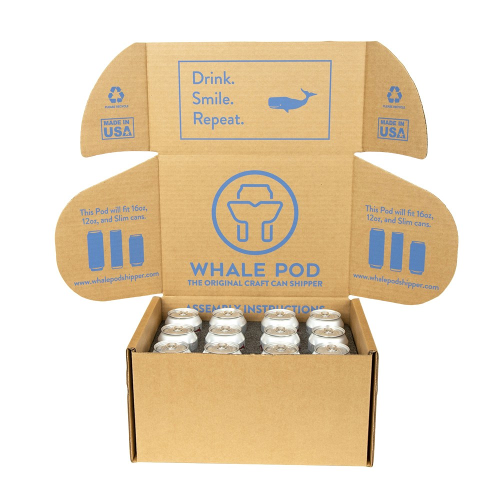 12 Pack Premium Whale Pod Shipper Whale Pod