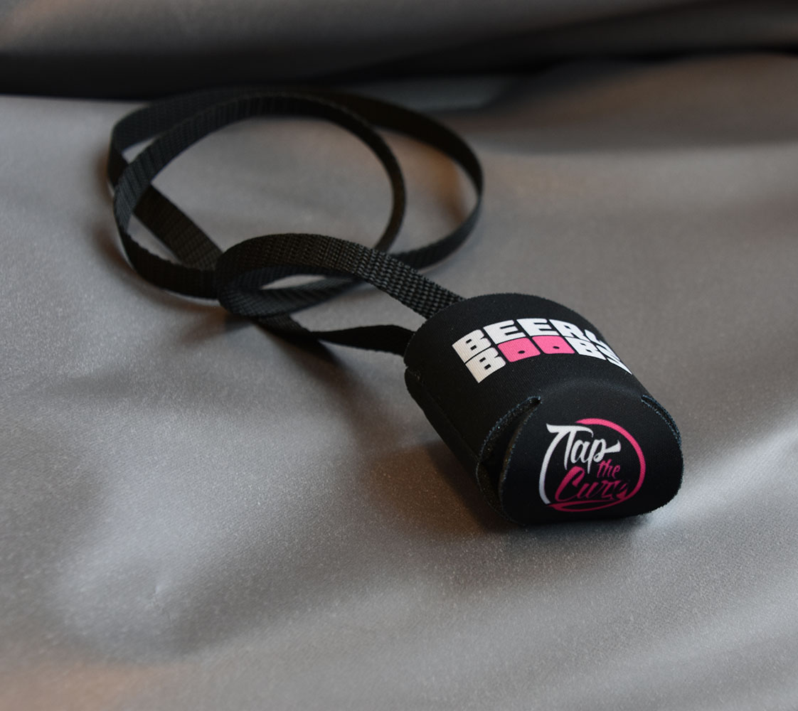 Koozie Lanyard Black