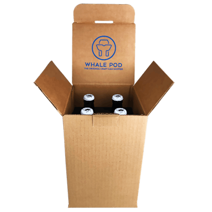 boxes for shipping bottles 4 pack 12oz beer