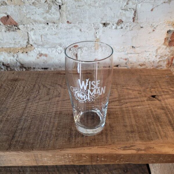Wise Man Logo Pint Glass