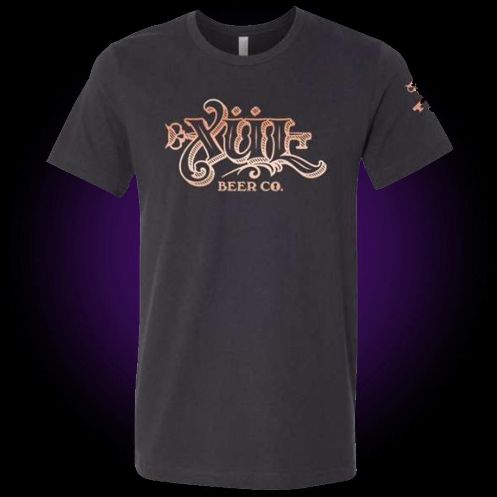 Ladies' Logo T-Shirt Metallic Rose Gold XUL Beer Company