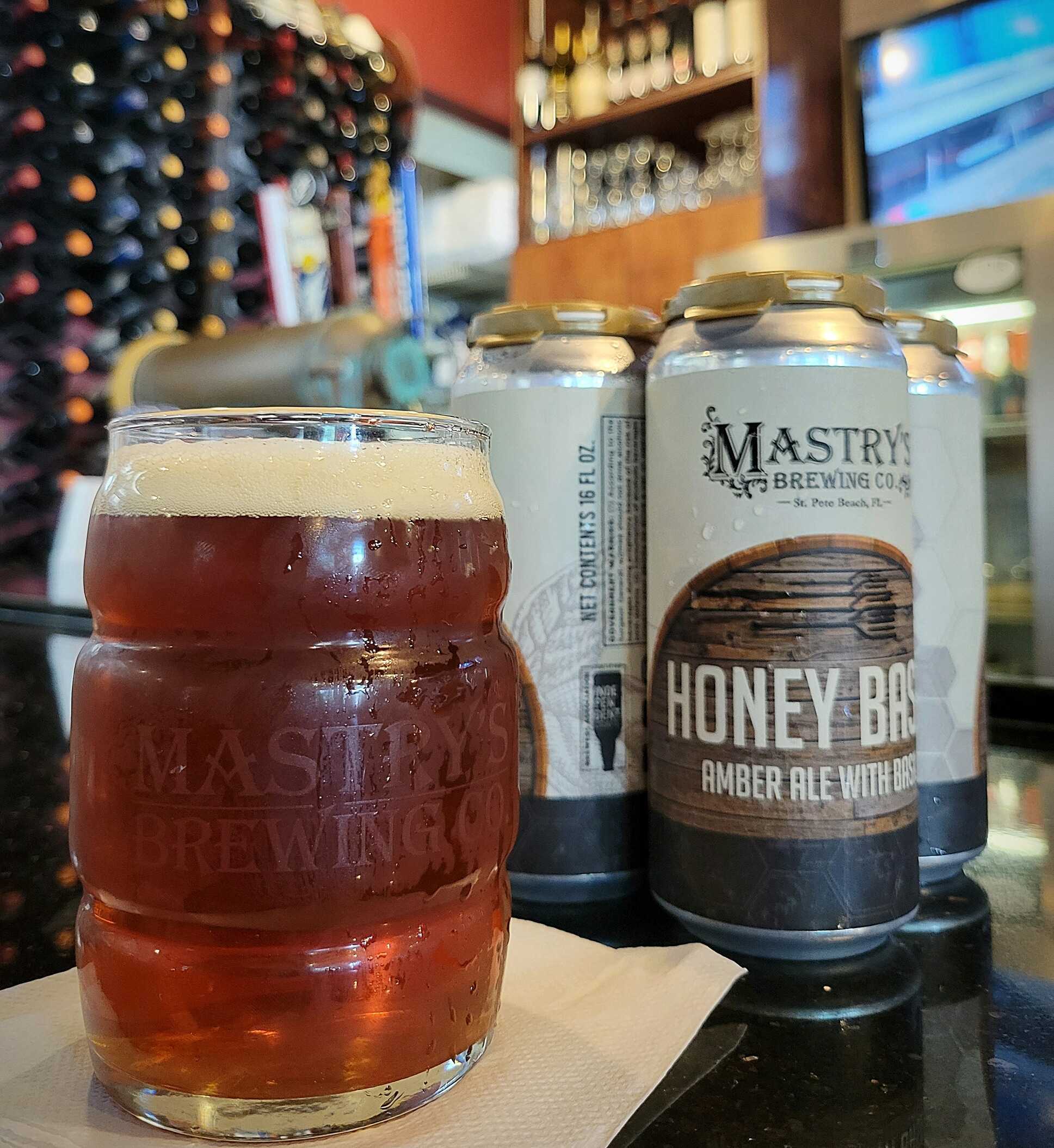 Honey Basil 16oz 4pk Mastry s Brewing Co. Online Shop