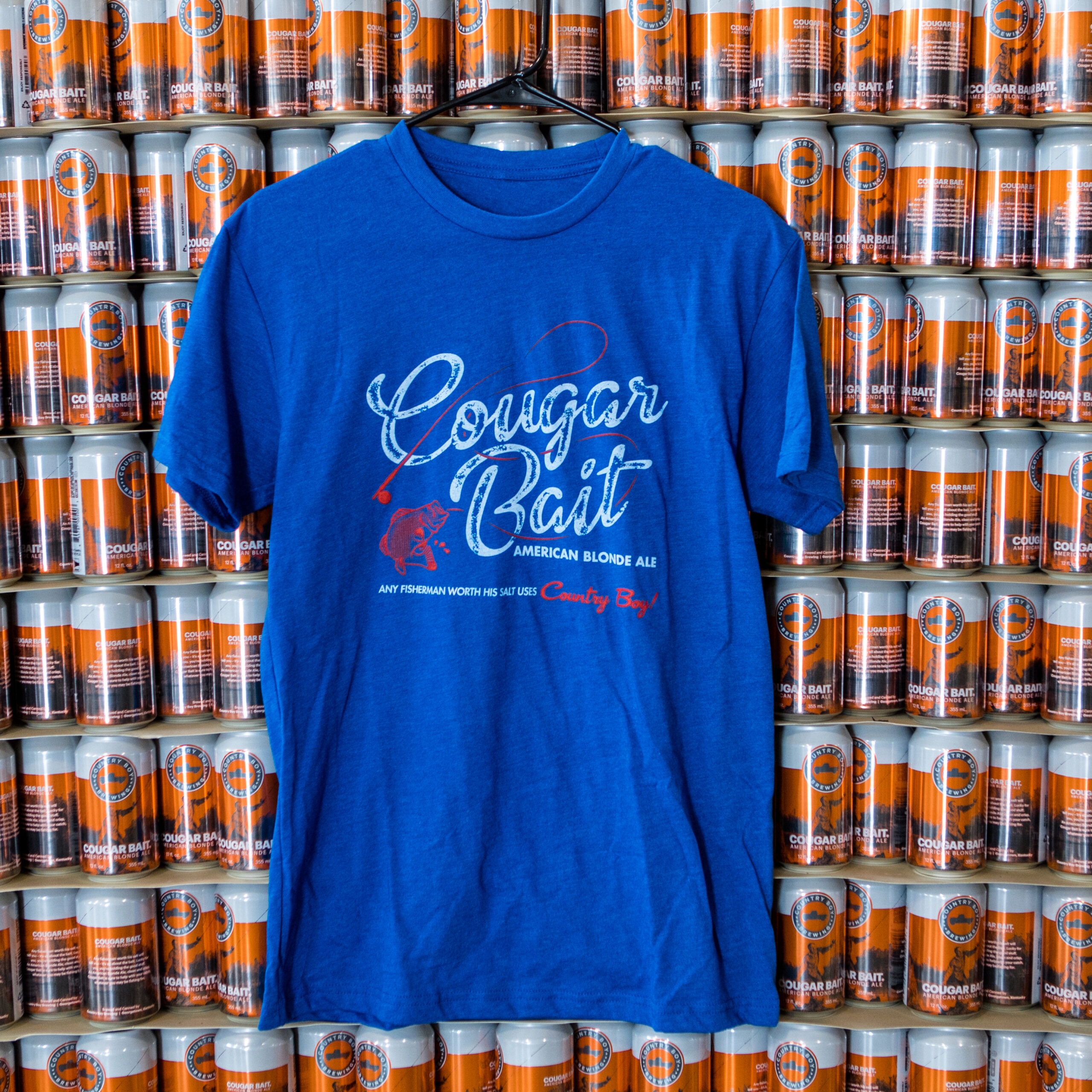 Cougar Bait Tshirt - Blue | Country Boy 