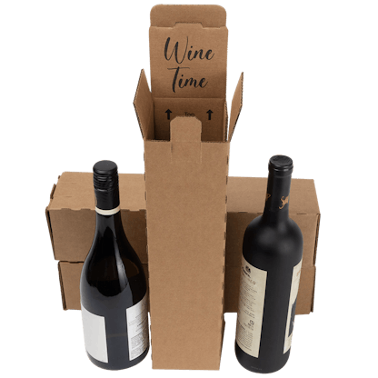 wine bottle shipping boxes 1 pack