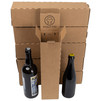 12 Pack 500ml 750ml bottle shipping box
