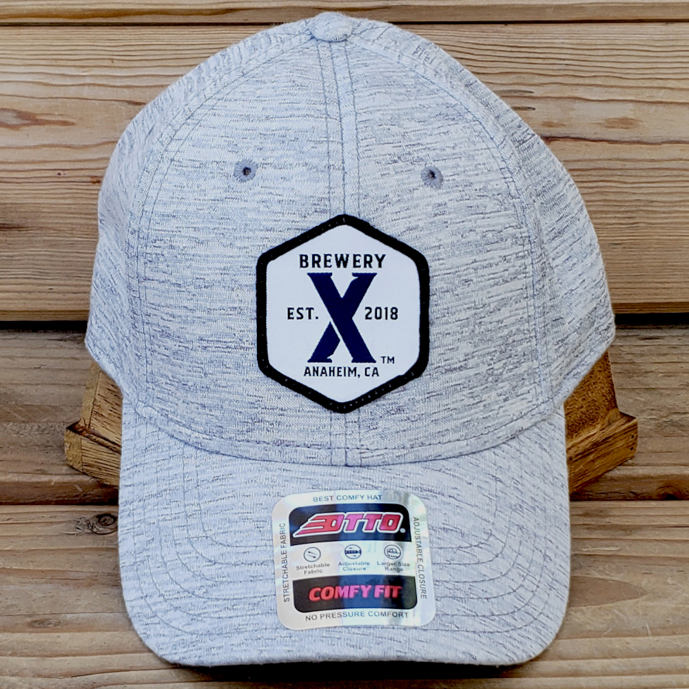 Grey Seltzer Badge Hat