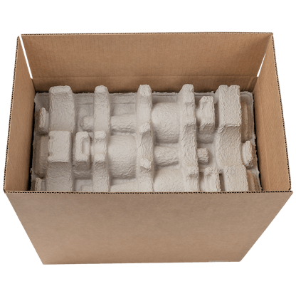 molded pulp wine shippers 12 pack
