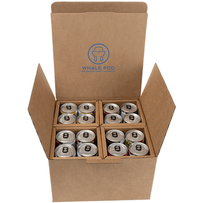 slim can shipping boxes 16 pack sleek