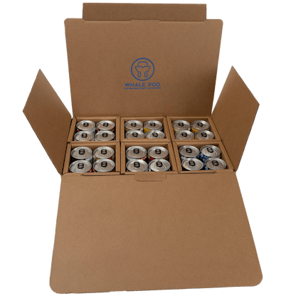 sleek can shipping boxes 24 pack slim