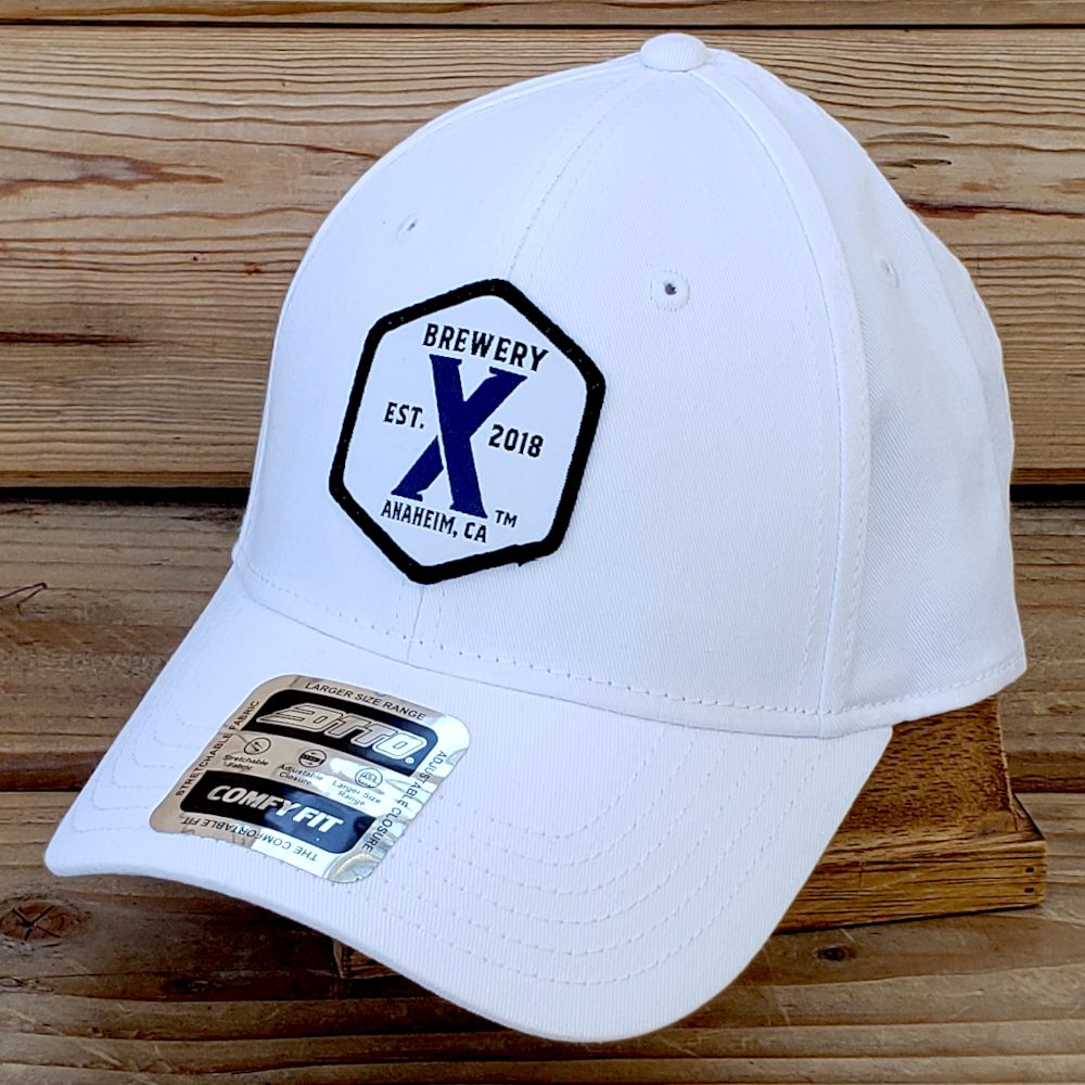 White Seltzer Badge Hat