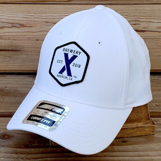 White Seltzer Badge Hat
