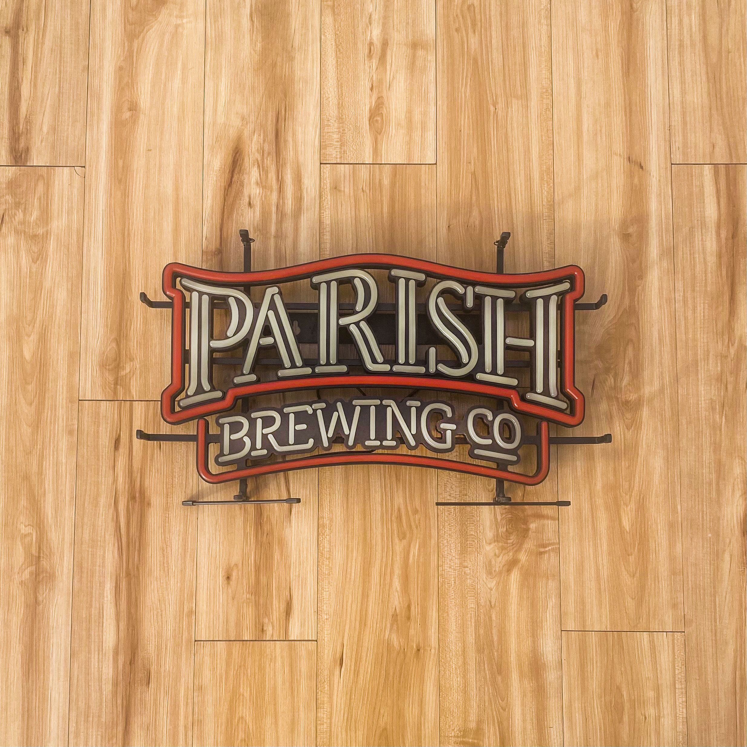 Parish Brewing Company Louisiana Logo LED Beer Sign 22x13” Brand New In Box! 
