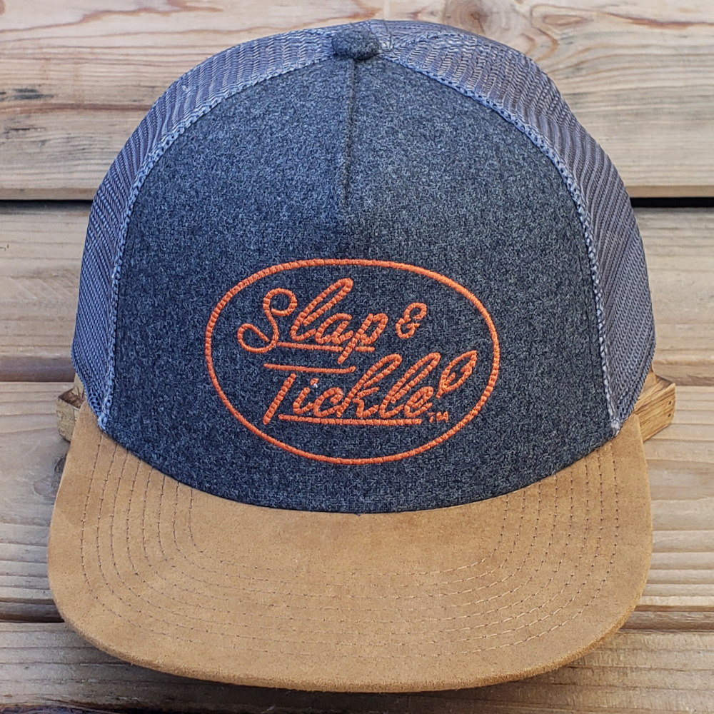 Slap and Tickle Grey Trucker Hat