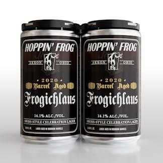 Hoppin' Frog Brewery - Barrel-Aged Frosted Frog Christmas Ale - Friar Tuck  - Forsyth, IL