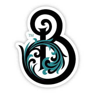 B Logo Sticker