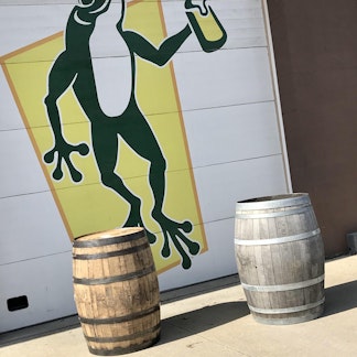 Used Wooden Barrel