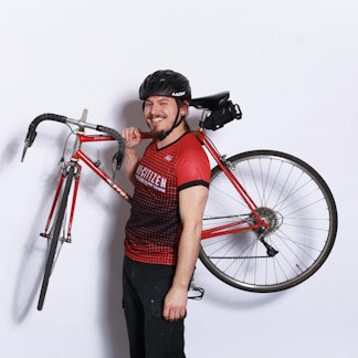 Red and Black Bike Jersey