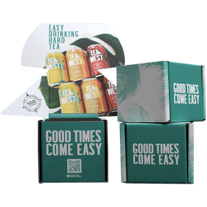 Custom printed 12oz can shipping boxes