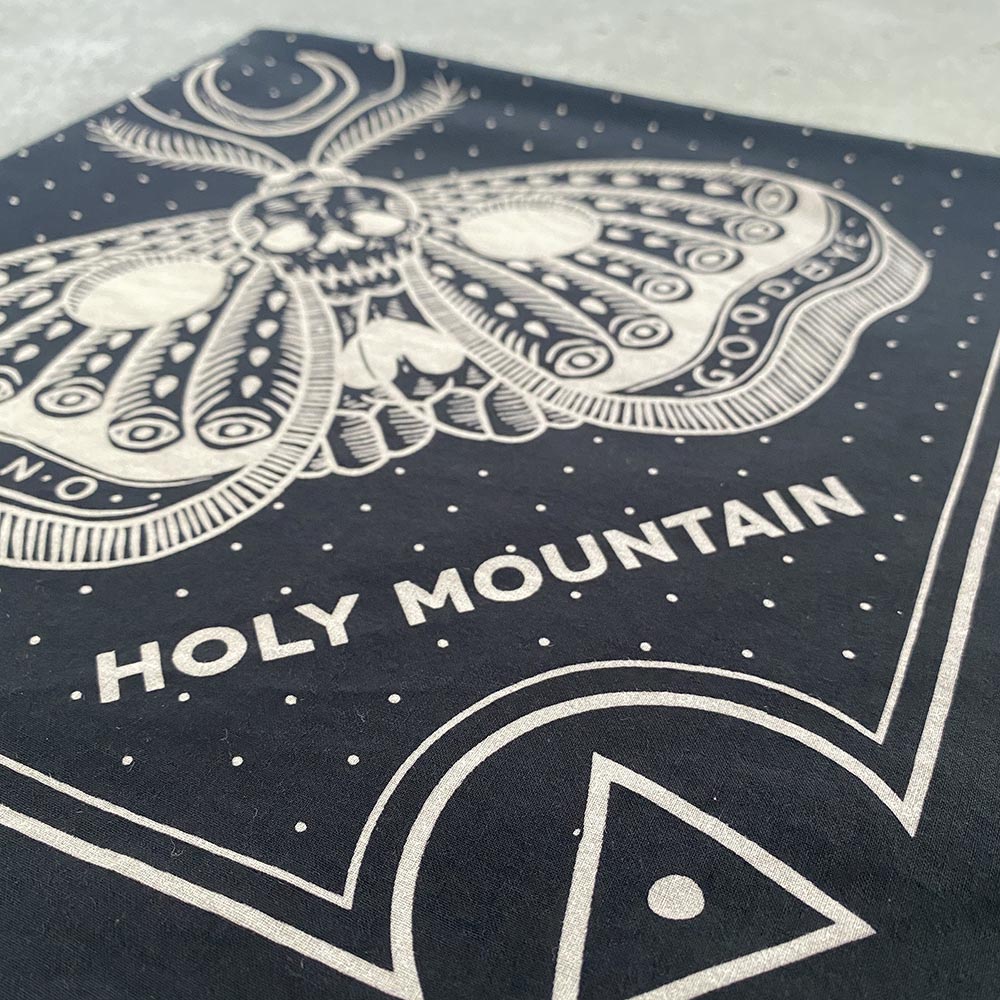 Ouija Moth Bandana - Handmade in USA