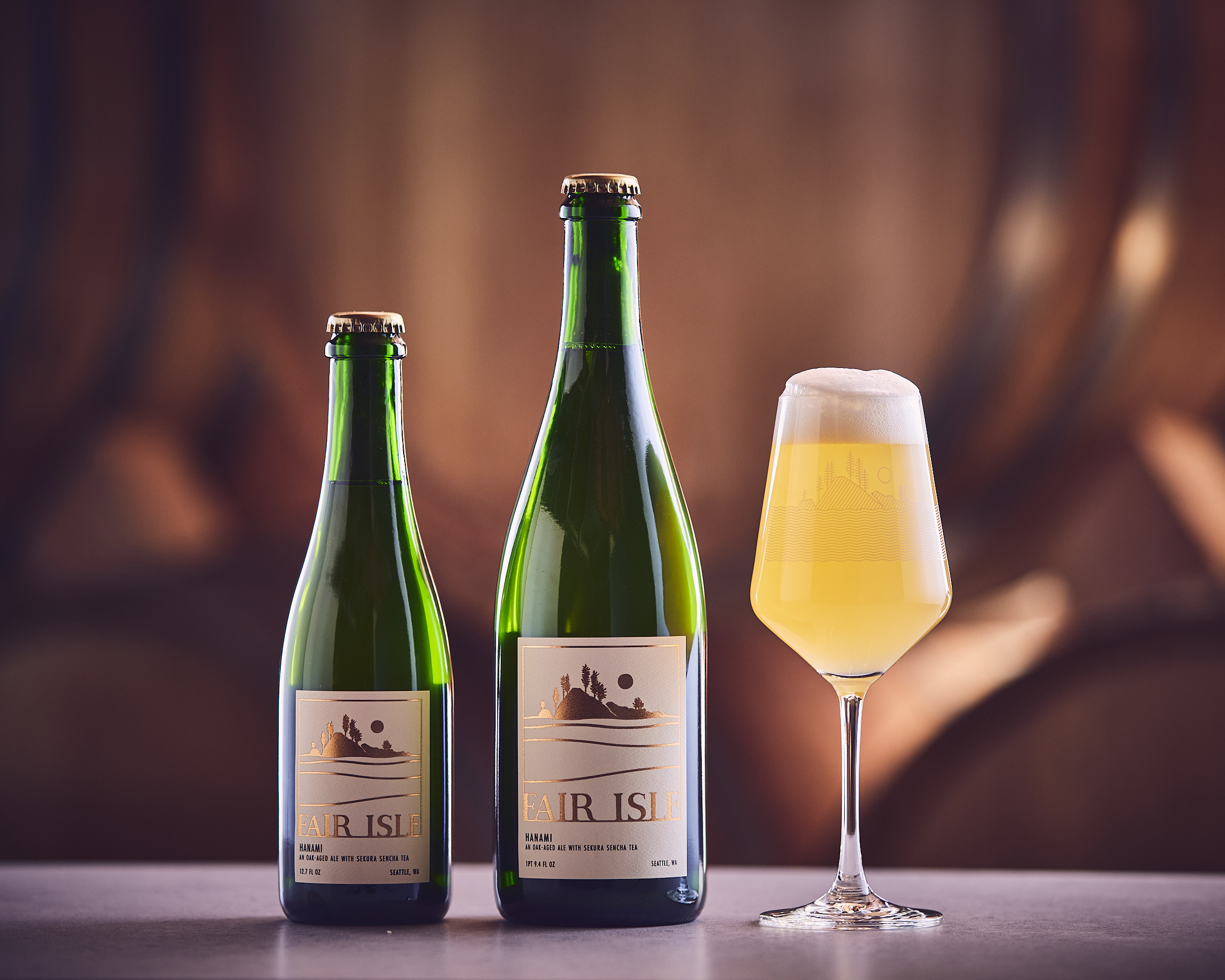 Hanami - oak-aged ale with sakura sencha tea