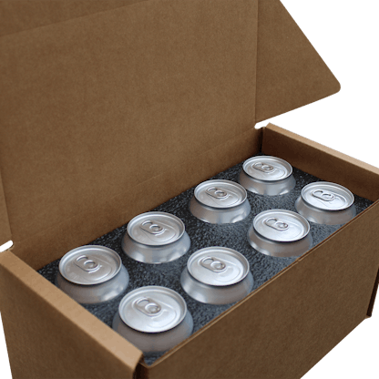 shipping boxes for 16oz beverage cans