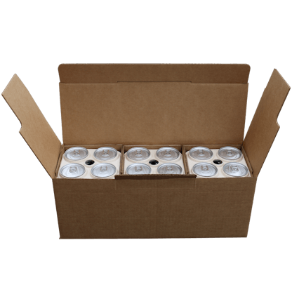 cardboard boxes for shipping cans of beer wine seltzer 12 pack