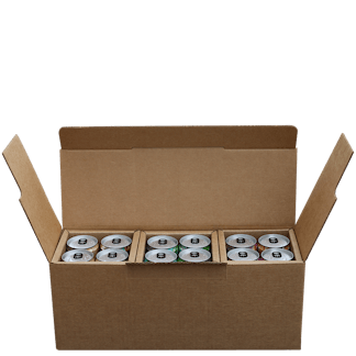 sleek can shipping boxes for 12 cans 12oz