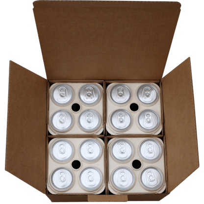 Shipping boxes for 16 pack of cans 16oz