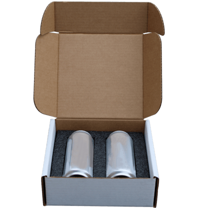 boxes for shipping sleek cans 16oz beer hard cider