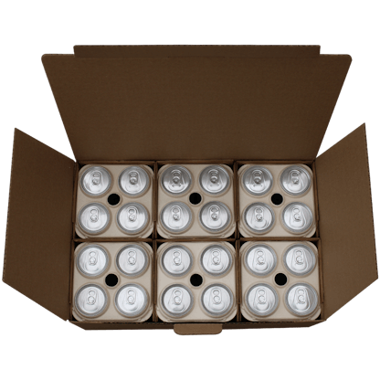 Shipping box for 24 pack of 16oz cans 12oz