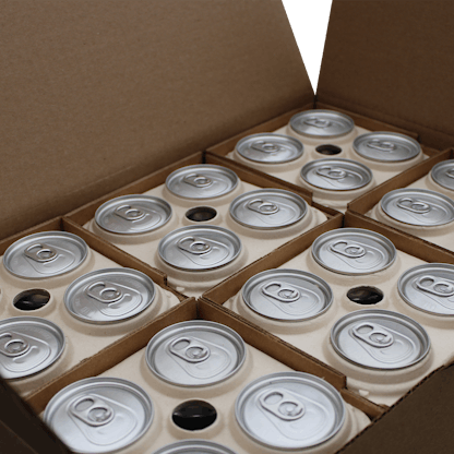 DTC shipping boxes for beer cans 16oz 12oz