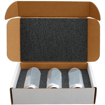 shipping boxes for 4 cans of beer cider cbd cans sleek