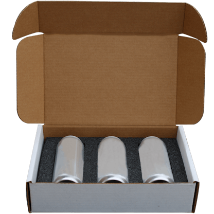 sleek can shipping boxes for cans