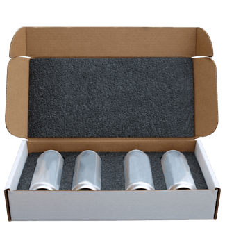 beverage can shipping boxes for 4 pack sleek 12oz 16oz