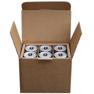 slim can 12oz shipping boxes 6 pack slim