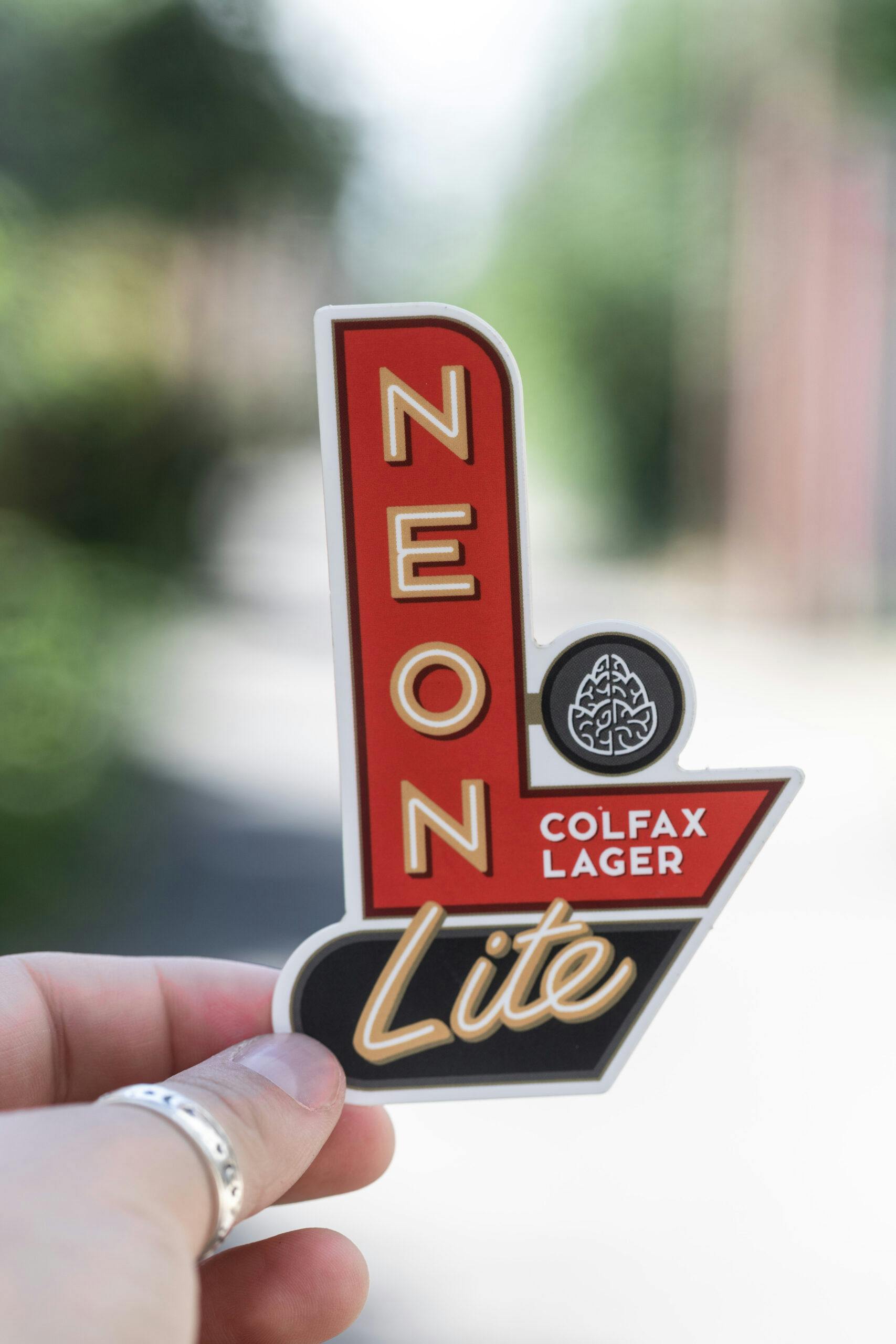 Neon Lite Sticker Cerebral Brewing Online Shop