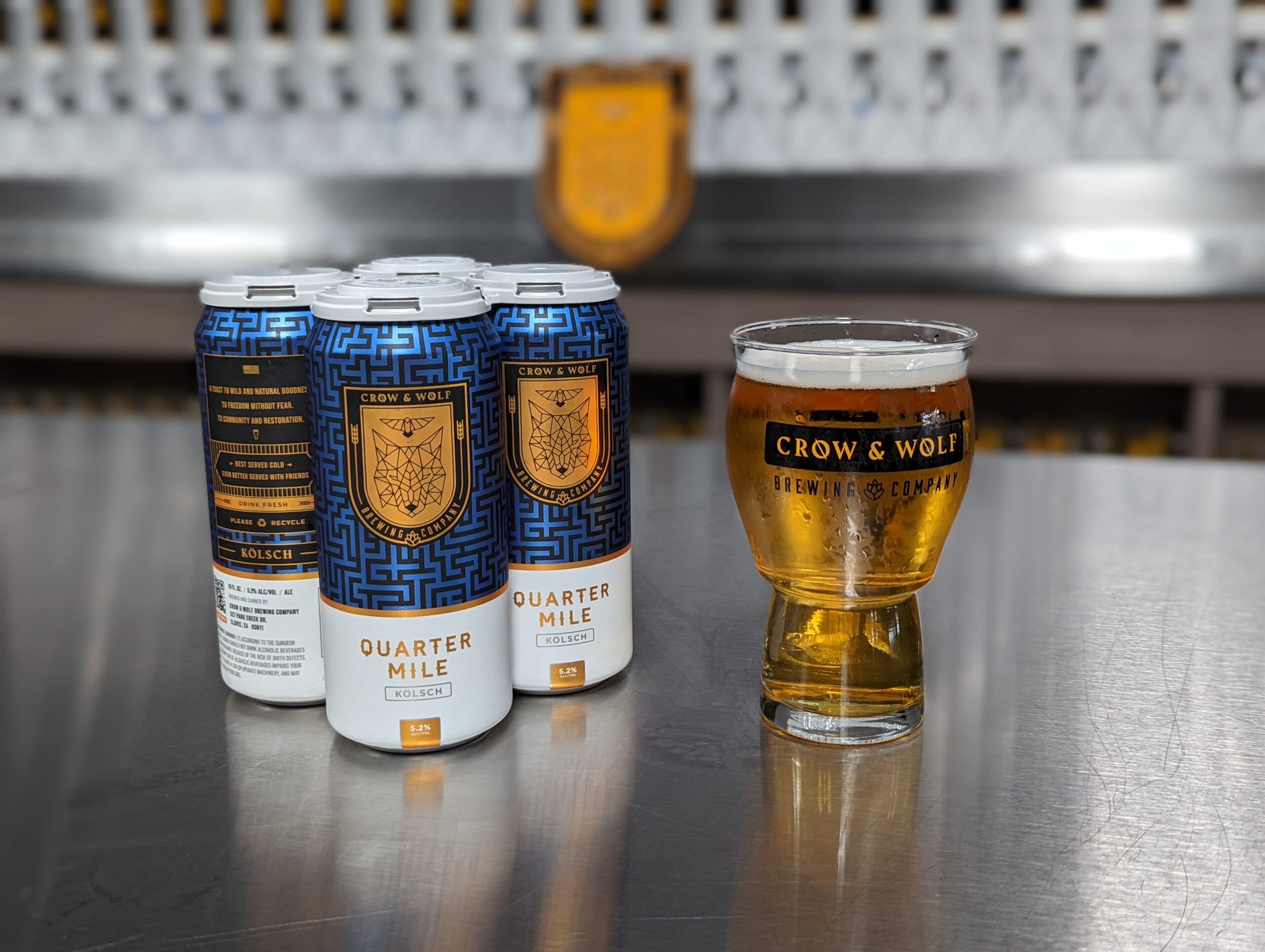 Quarter Mile Kolsch, A German Kolsch Hybrid lager 4 pack