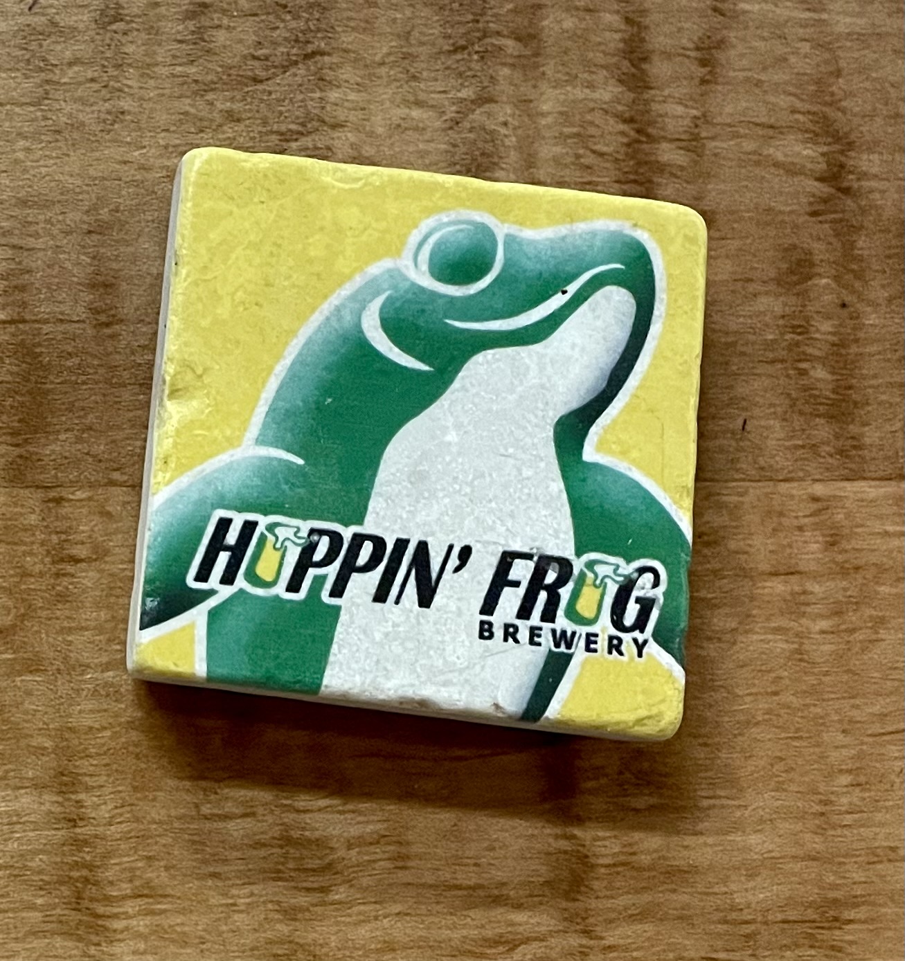 Hoppin' Frog Brewery Magnet Frog Head