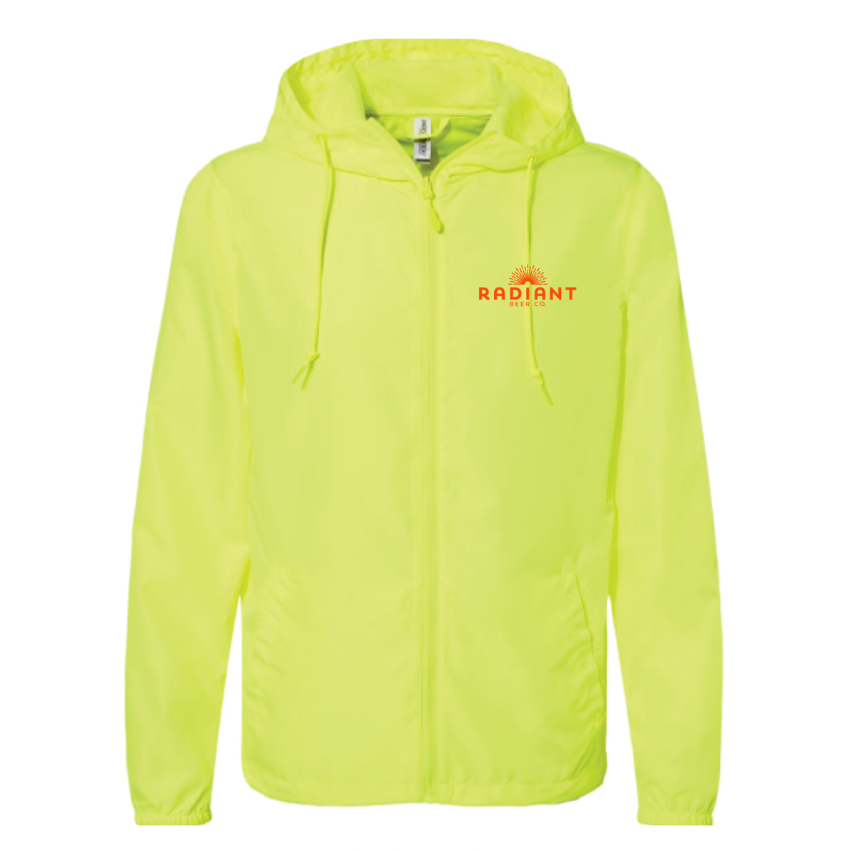 Radiant Windbreaker Jacket - Neon Yellow