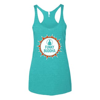 Funky Buddha Glasses Up Ladies Tank Front