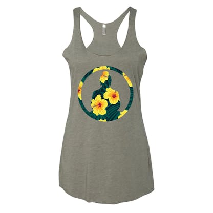Funky Buddha Tropical ladies tank front