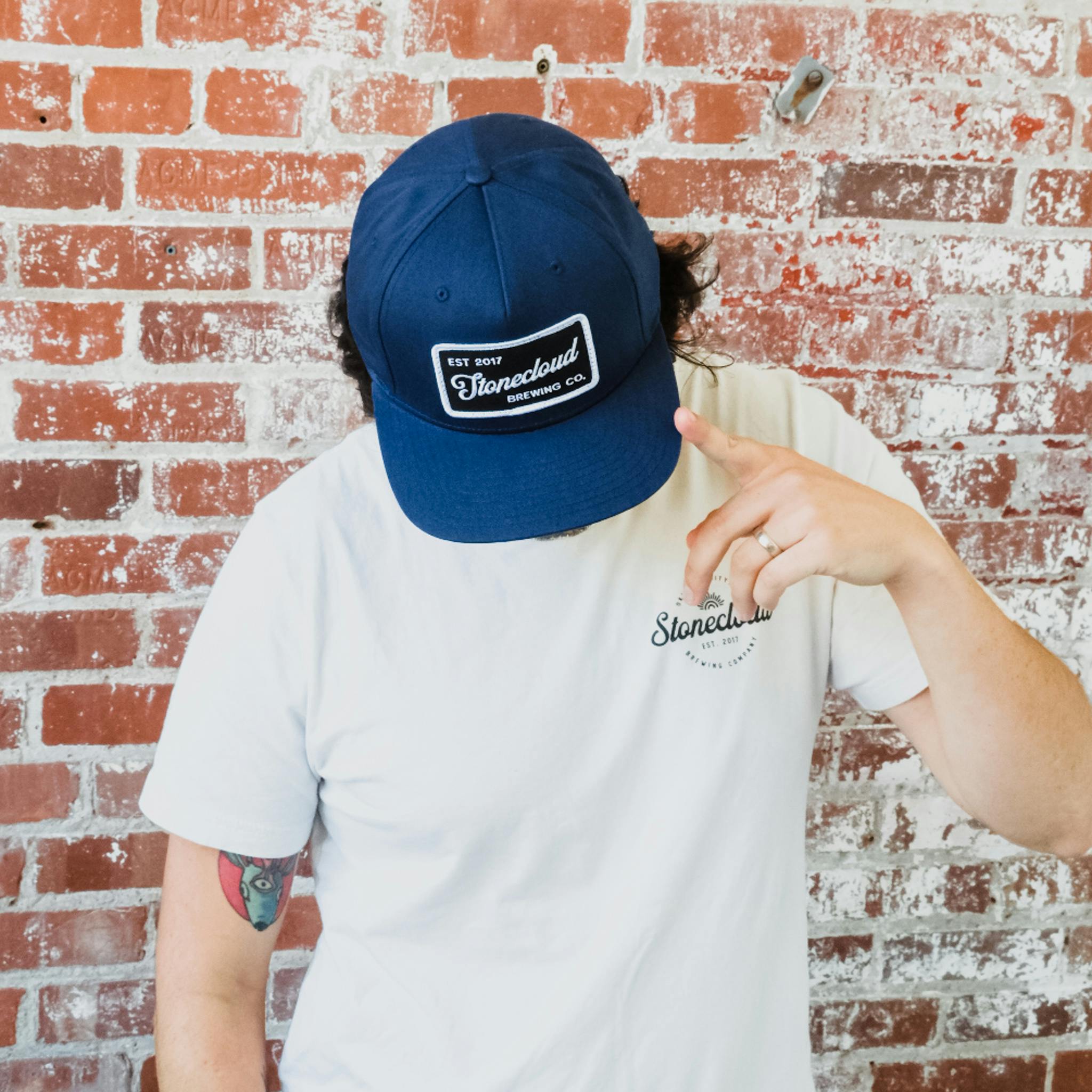 zo veel klei titel 5-Panel Embroidered Patch Hat - Navy | Stonecloud Brewing Co. Online Shop