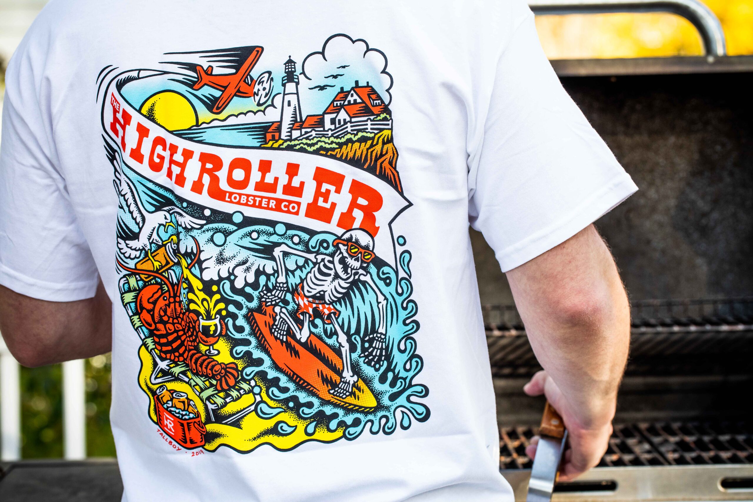 Roll Up Tee | The Highroller Lobster Co. Online Shop