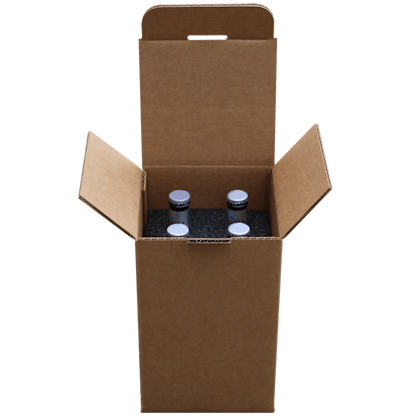 shipping boxes for 4 pack 12oz bottles beer