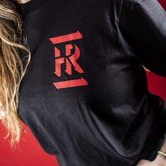 Black HR Logo Tee
